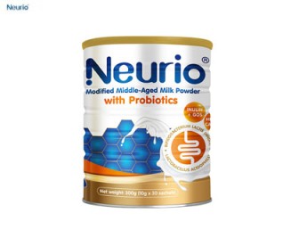 【1件包邮】Neurio 纽瑞优 中老年益生菌调制乳粉 10克x30小袋/罐